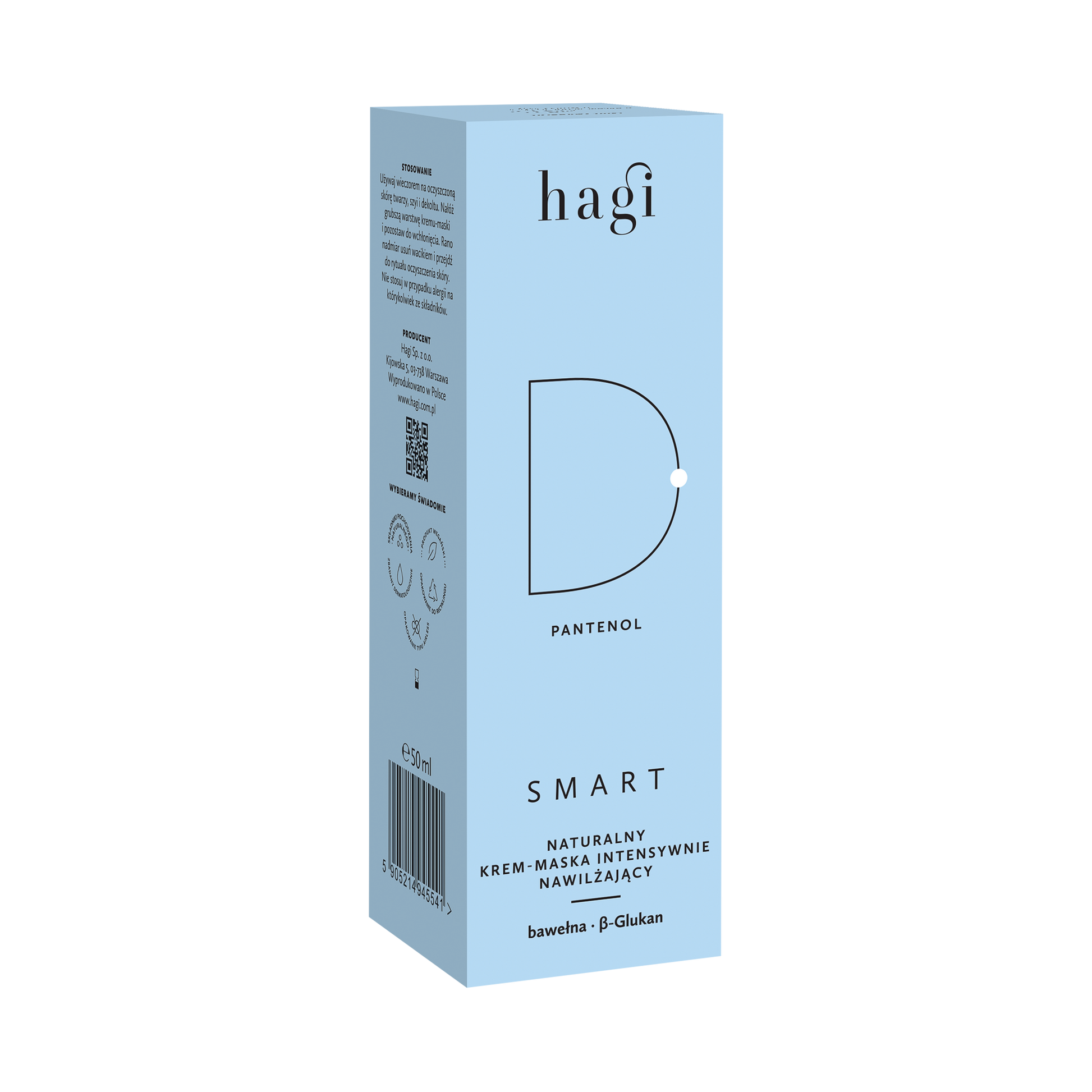 Hagi SMART D Krem-Maska Intensywnie Nawilżająca 50 ml - kartonik