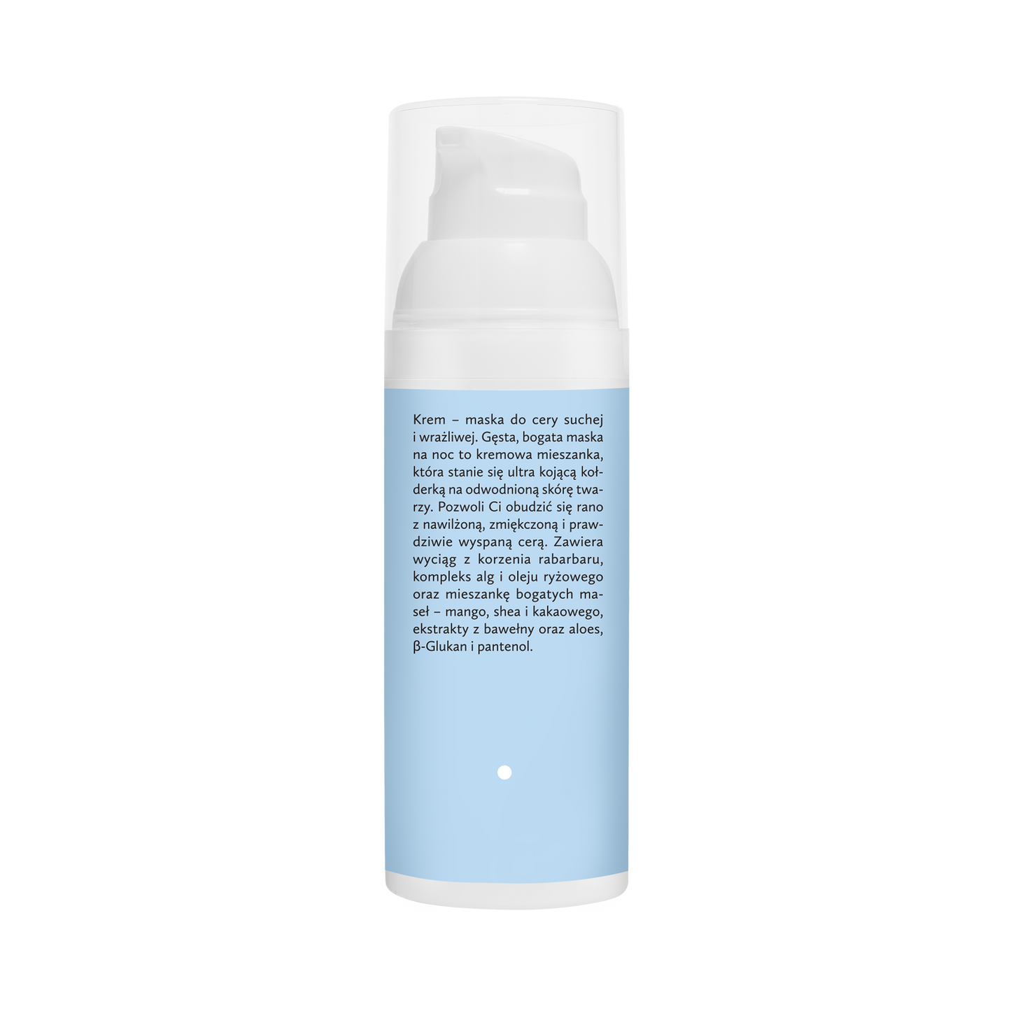 Hagi SMART D Krem-Maska Intensywnie Nawilżająca 50 ml, tył, opis składu