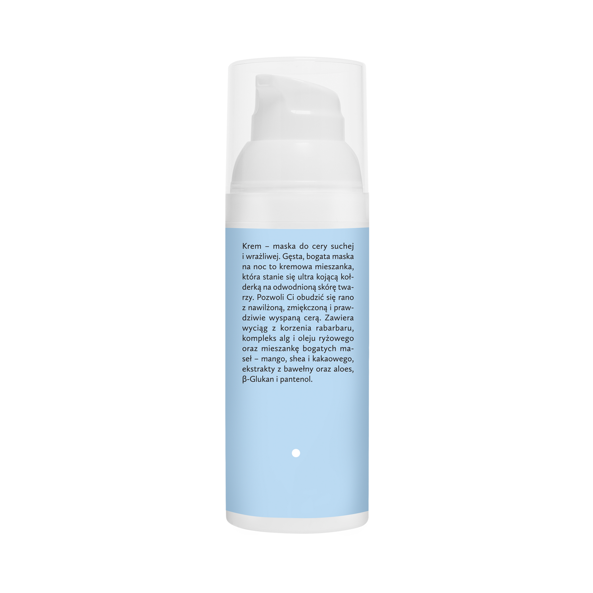 Hagi SMART D Krem-Maska Intensywnie Nawilżająca 50 ml, tył, opis składu