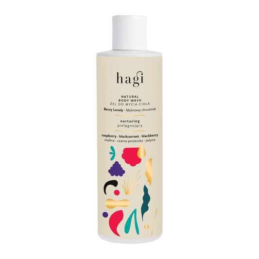 Hagi Naturalny Żel do Mycia Ciała Malinowy Chruśniak 300ml - butelka