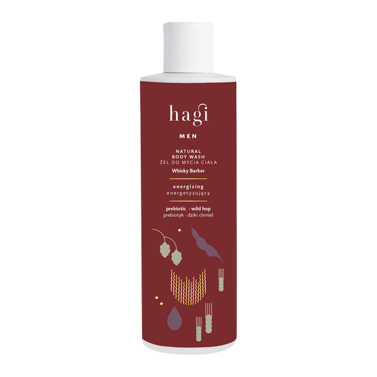 Hagi Żel do Mycia Ciała Whisky Barber 300ml - opakowanie żelu