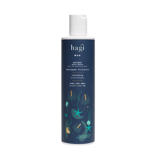 Hagi Żel do Mycia Ciała dla Mężczyzn Ahoj Kapitanie 300 ml - butelka