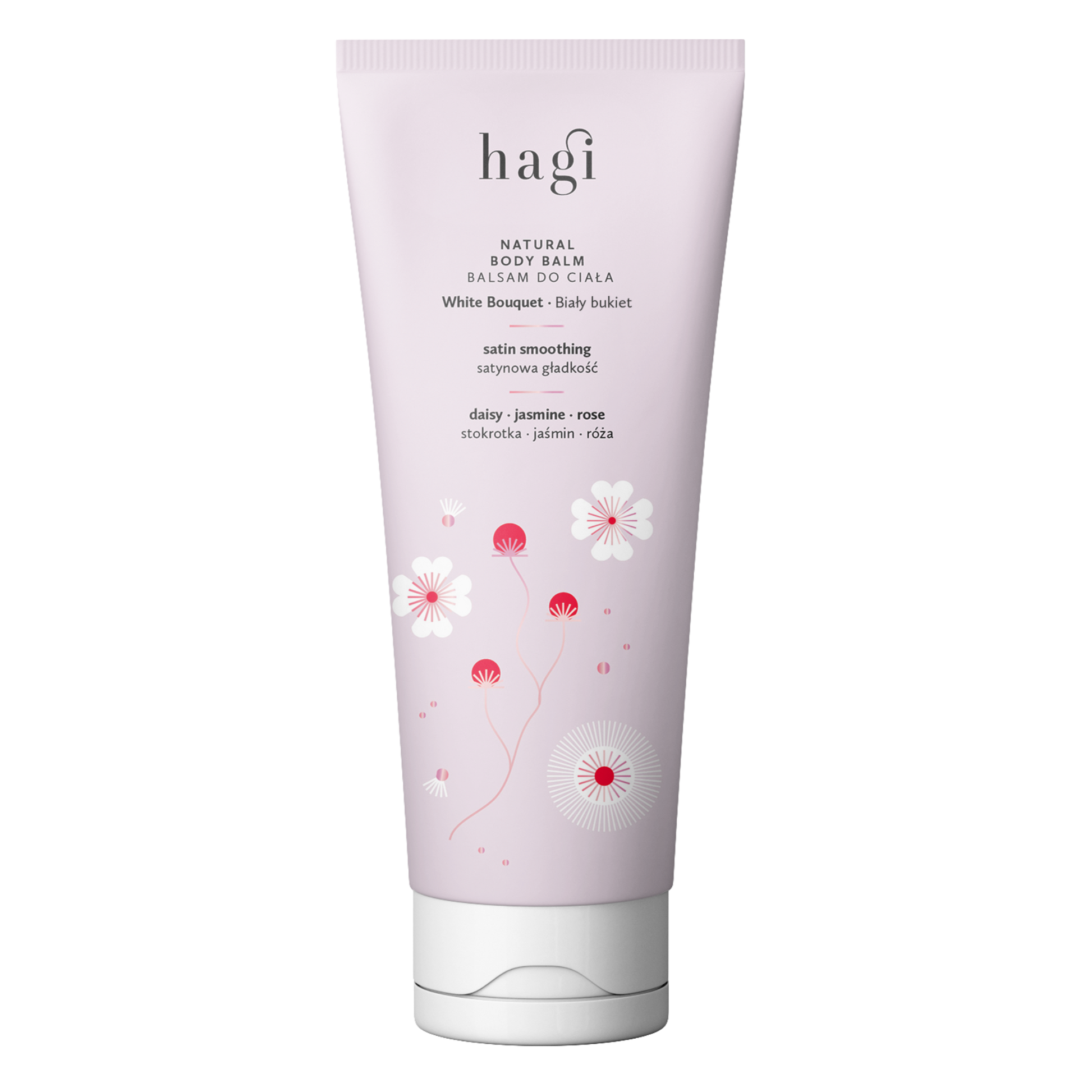 Hagi Naturalny Balsam do Ciała Biały Bukiet 200ml - opakowanie tuba