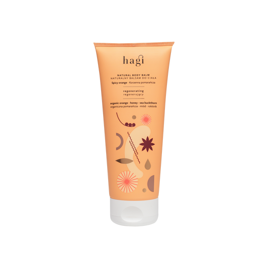 Hagi Naturalny Balsam do Ciała Korzenna Pomarańcza 200ml - opakowanie