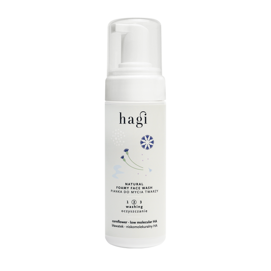 Hagi Naturalna Pianka do Mycia Twarzy 150ml - butelka z pompką